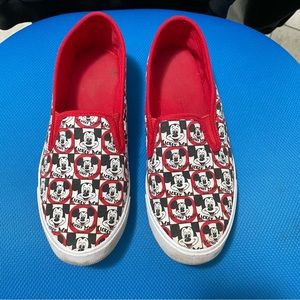 Disney Mickey Slip-On Shoes - Size 8